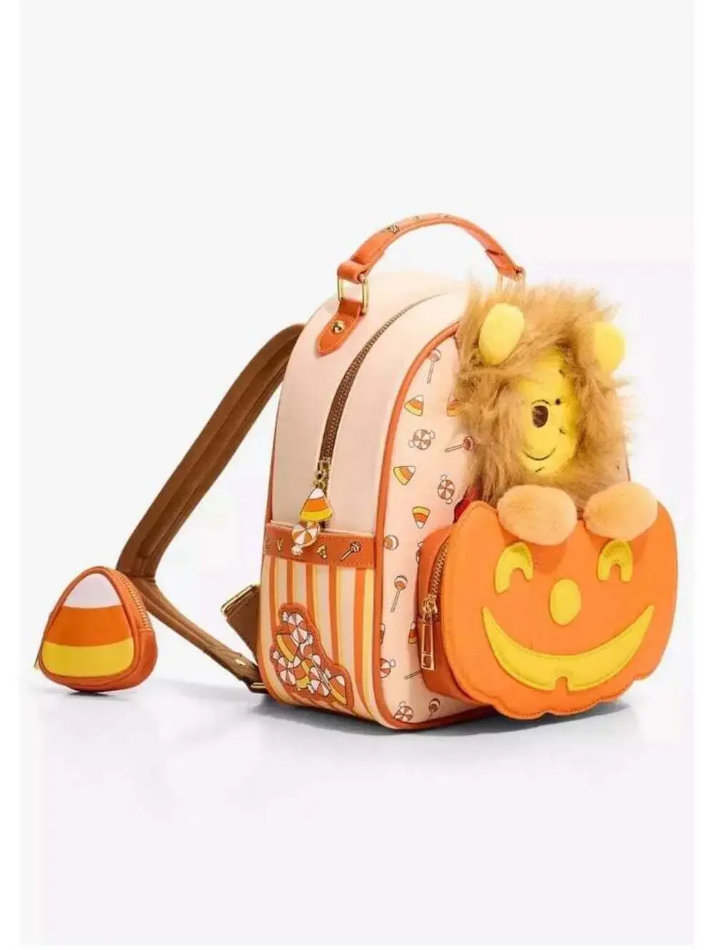 Disney Winnie the Pooh Lion Pooh Bear Pumpkin Mini Backpack